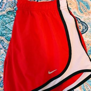 red white and black nike shorts!!!!